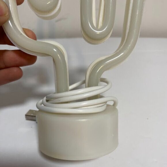 USB LED Neon Cactus Table Lamp – Small - Picture 7 of 9